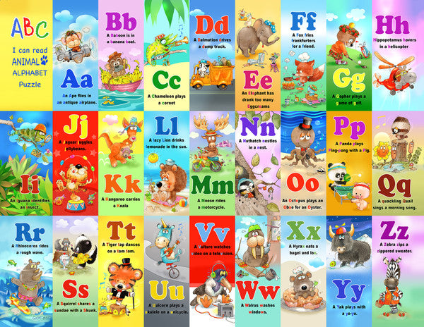 Alphabet Animals 36 Pc