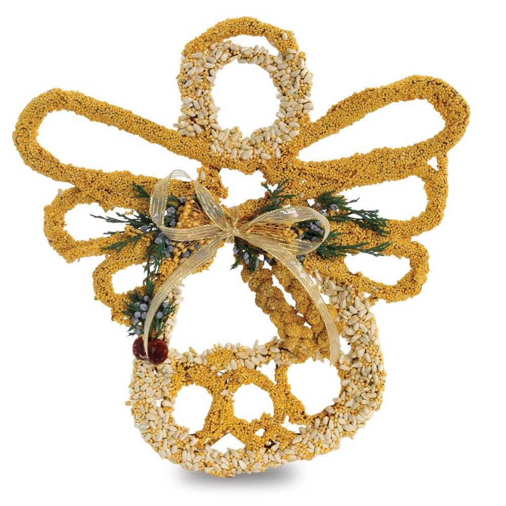 Angel Birdseed Wreath