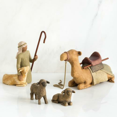 Willow Tree Shepherd & Stable Animals
