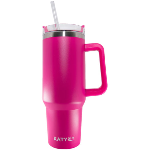 Hot Pink Stainless Steel 40 oz Tumbler