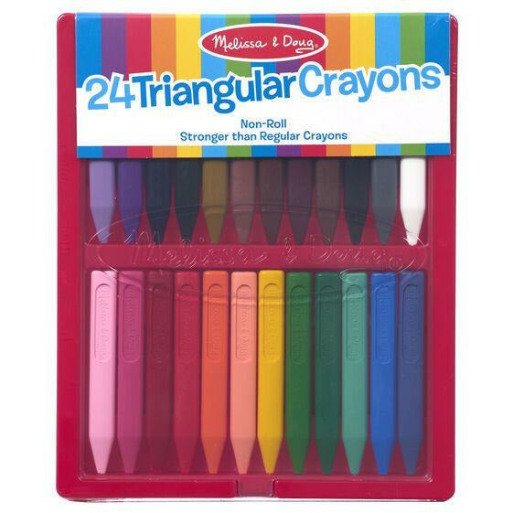 Triangular Crayon Set  24 Pcs