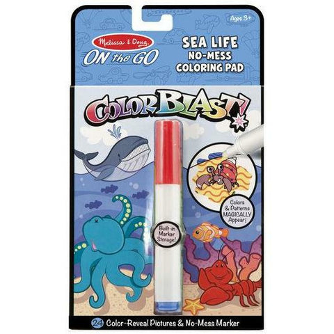 On the Go ColorBlast No-Mess Coloring Pad - Sea Life