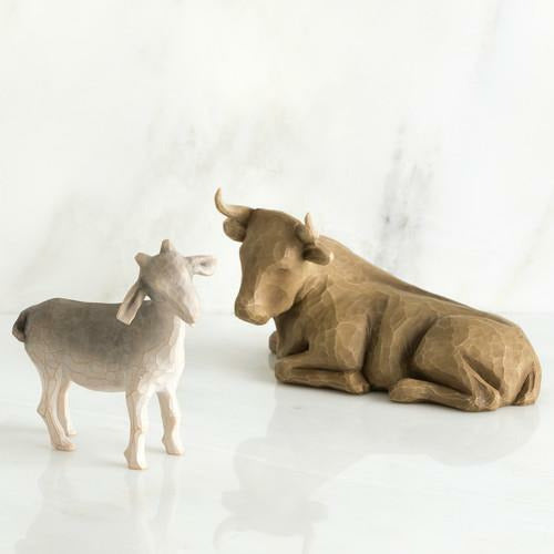 Willow Tree Ox And Goat 2Pc Set