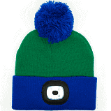 Night Owl Kids USB Rechargeable LED Beanie Hat, Green